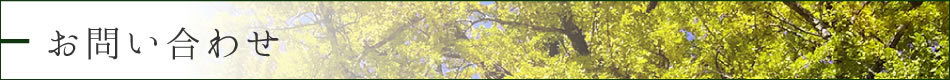 お問い合わせ